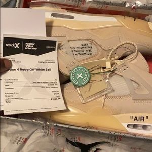 Off-White Jordan 4 Sails